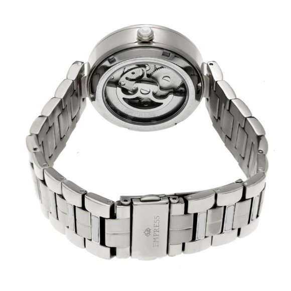 Empress Catherine Silver Watch w Crystals NEW main image 6